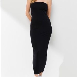 Strapless maxi dress